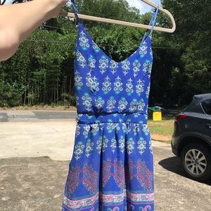 Blue Dress WITH POCKETS